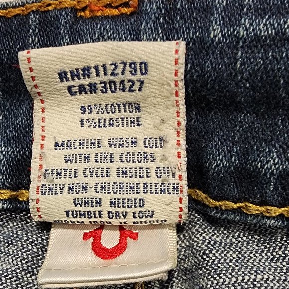 Women's Size 29 L 32 True Religion Becky Jeans - Picture 6 of 6